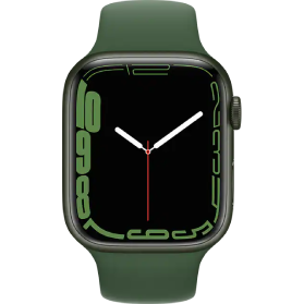 Remis à neuf Apple Watch Series 7 41mm aluminium vert 4G avec bracelet sport noir    