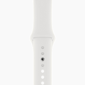 Bracelet sport blanc Apple Watch 40mm