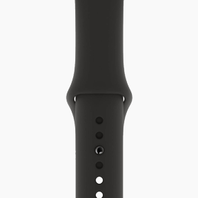 Bracelet sport noir Apple Watch 40mm