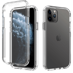 iPhone 11 Pro verre trempé &amp; coque transparente