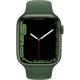 Remis à neuf Apple Watch Series 7 41mm aluminium vert 4G avec bracelet sport noir    