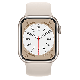 Remis à neuf Apple Watch Series 8 45mm aluminium starlight 4G avec bracelet sport blanc antique       